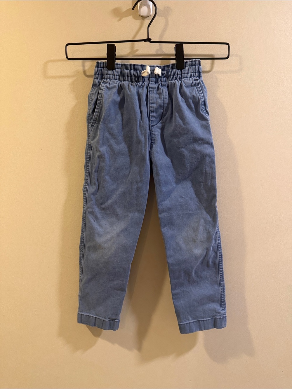 Kids Light Blue Pull-On Khaki Pants